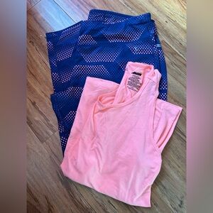 Fitness Bundle of Avia Tank & Danskin Now Pants